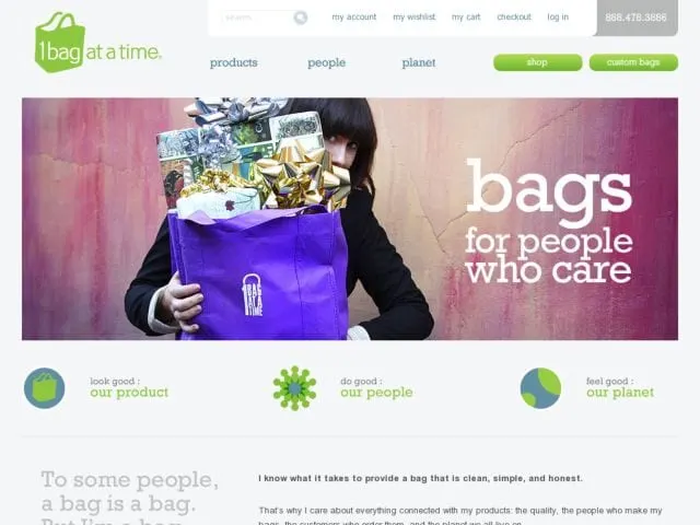 1 bag at a time
