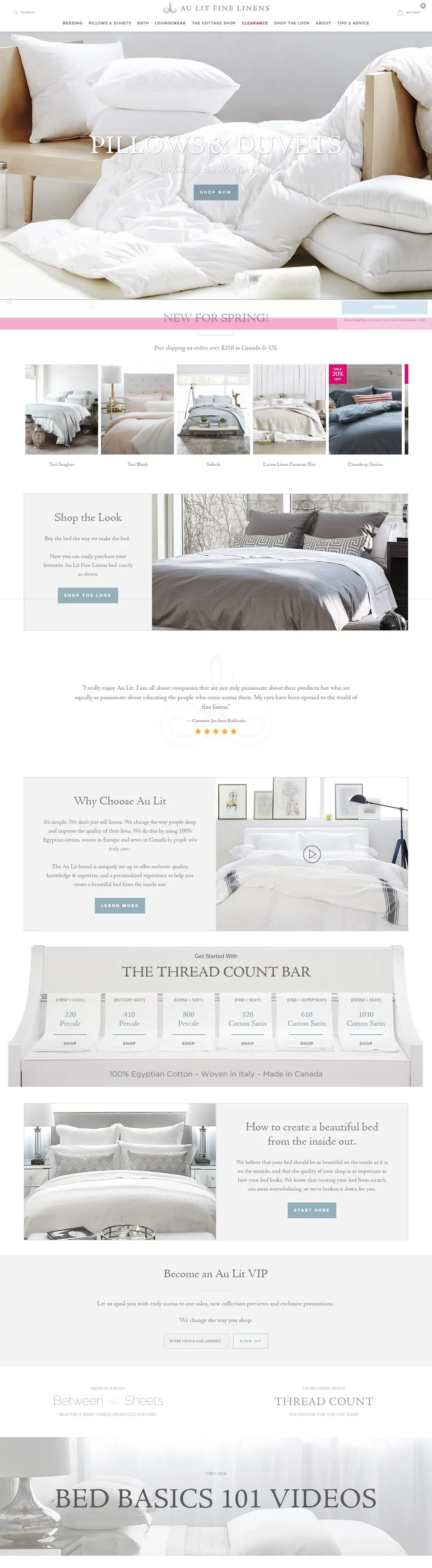 Au Lit Fine Linens