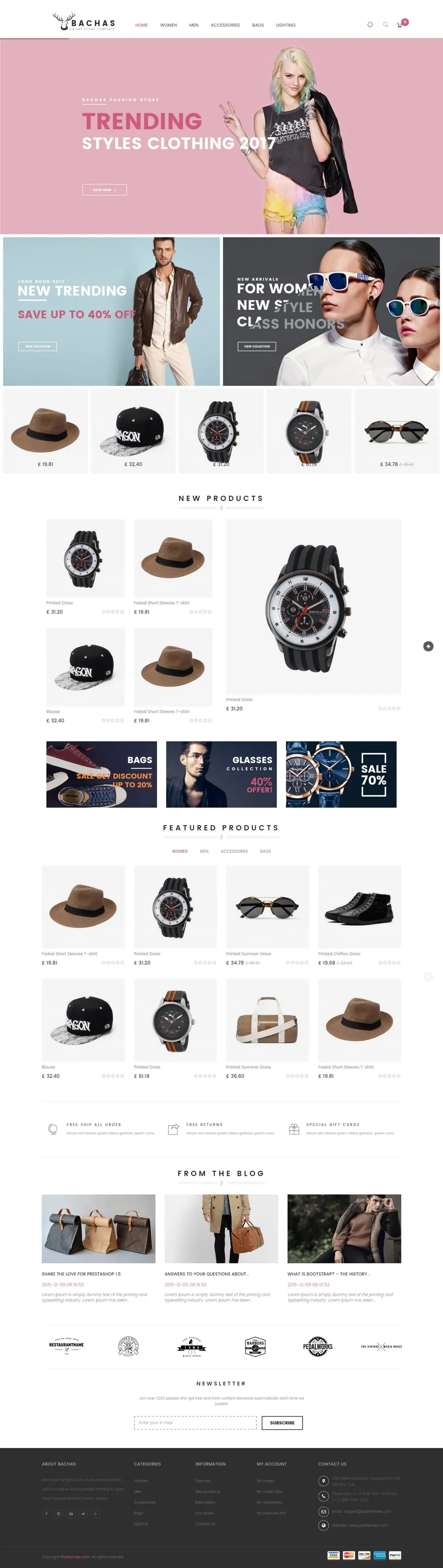 Bachas Prestashop Theme