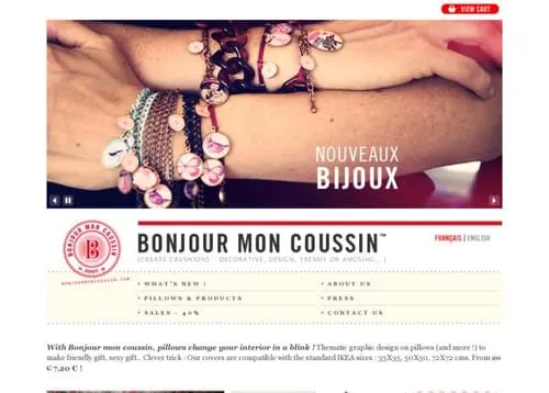 Bonjour mon coussin