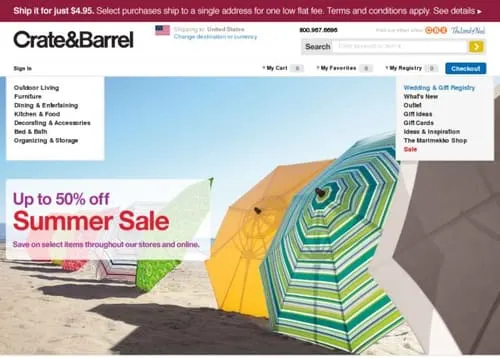 Crate & Barrel
