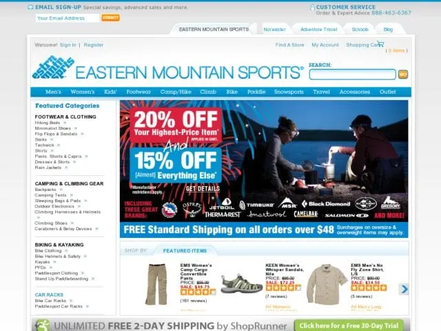 eastern mountain sport