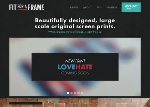 Fit For A Frame