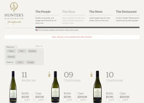 Hunters Wine