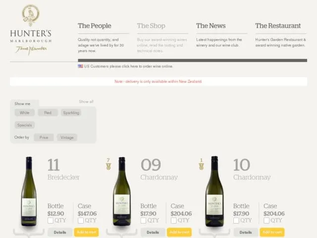 Hunters Wine