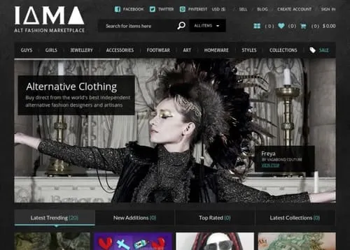 IAMA: Alternative Fashion Marketplace