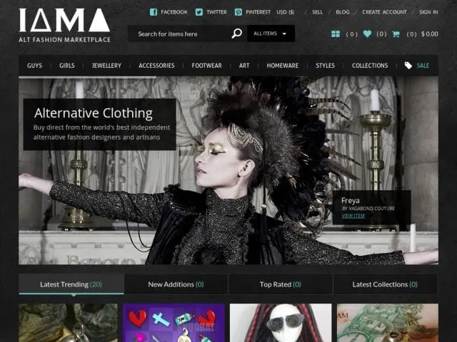 IAMA: Alternative Fashion Marketplace