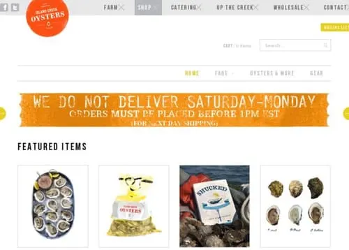 Island Greek Oysters