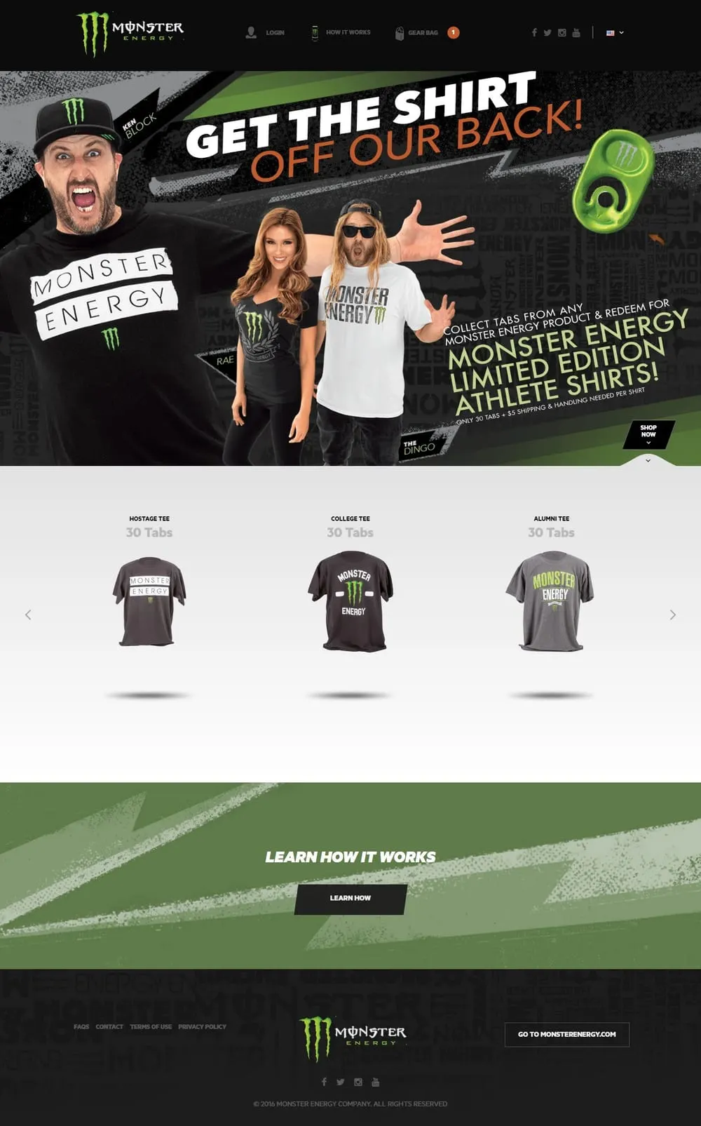 Monster Energy - Shirt Off Our Back