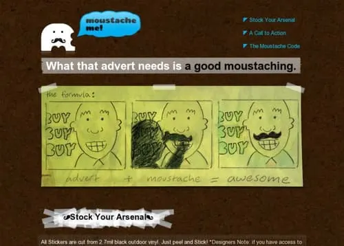 moustache me