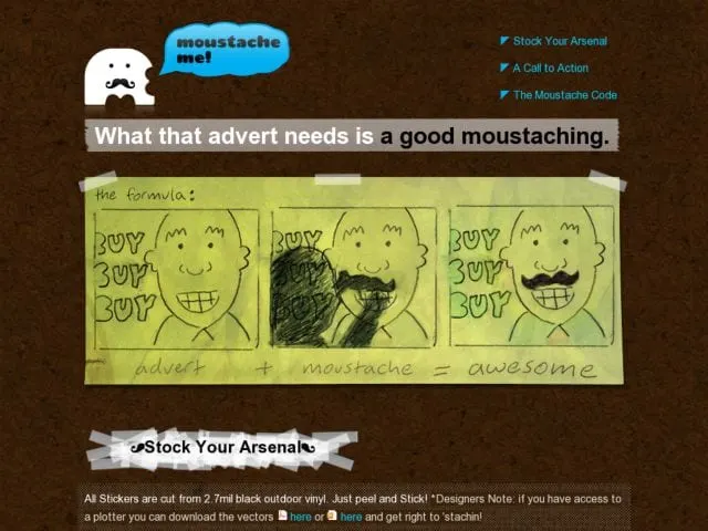 moustache me
