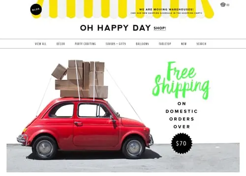 Oh Happy Day Shop