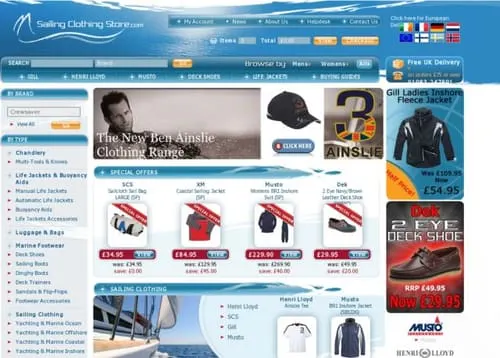 Sailing Clothing Store