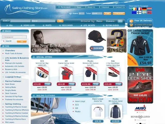 Sailing Clothing Store