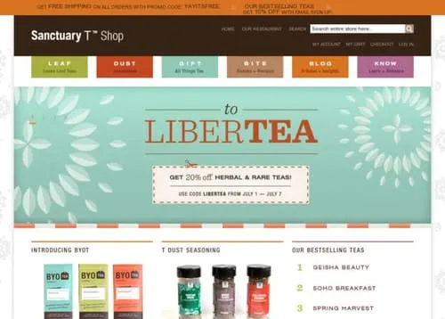 Sanctuary T Shop