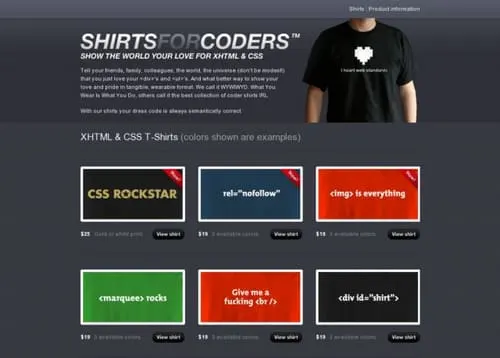 Shirts for Coders