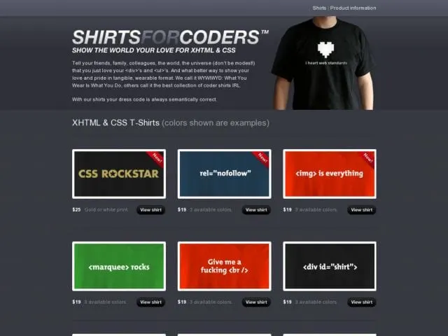 Shirts for Coders