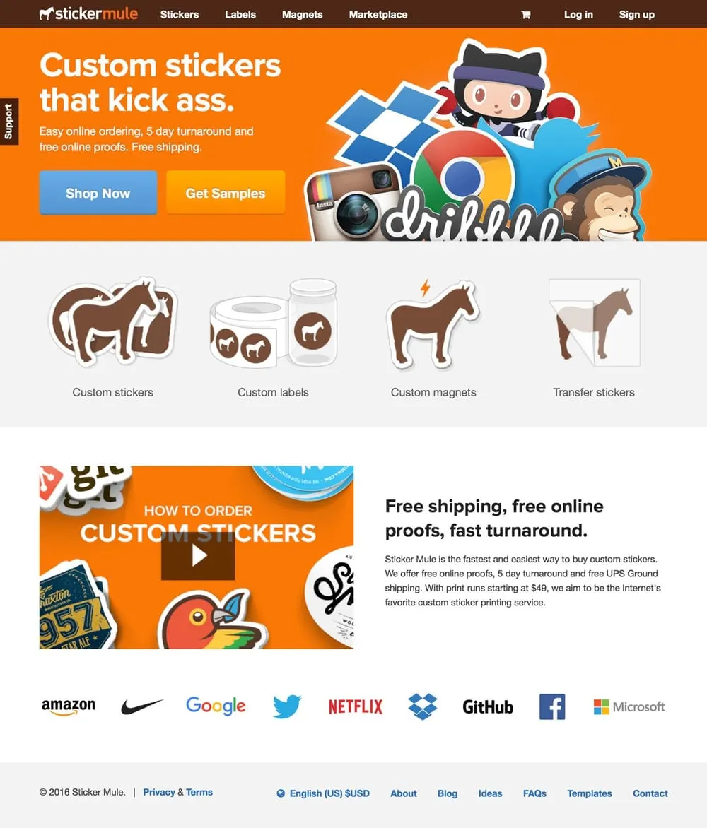 Sticker Mule