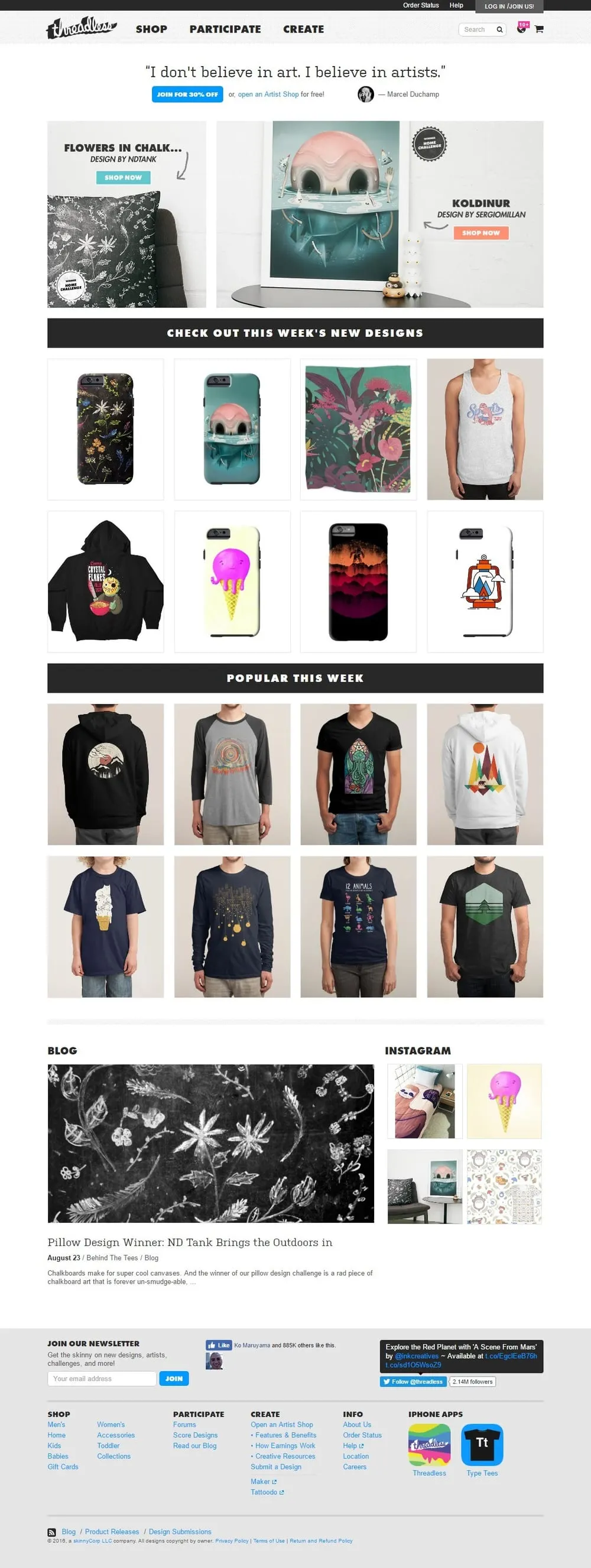Threadless