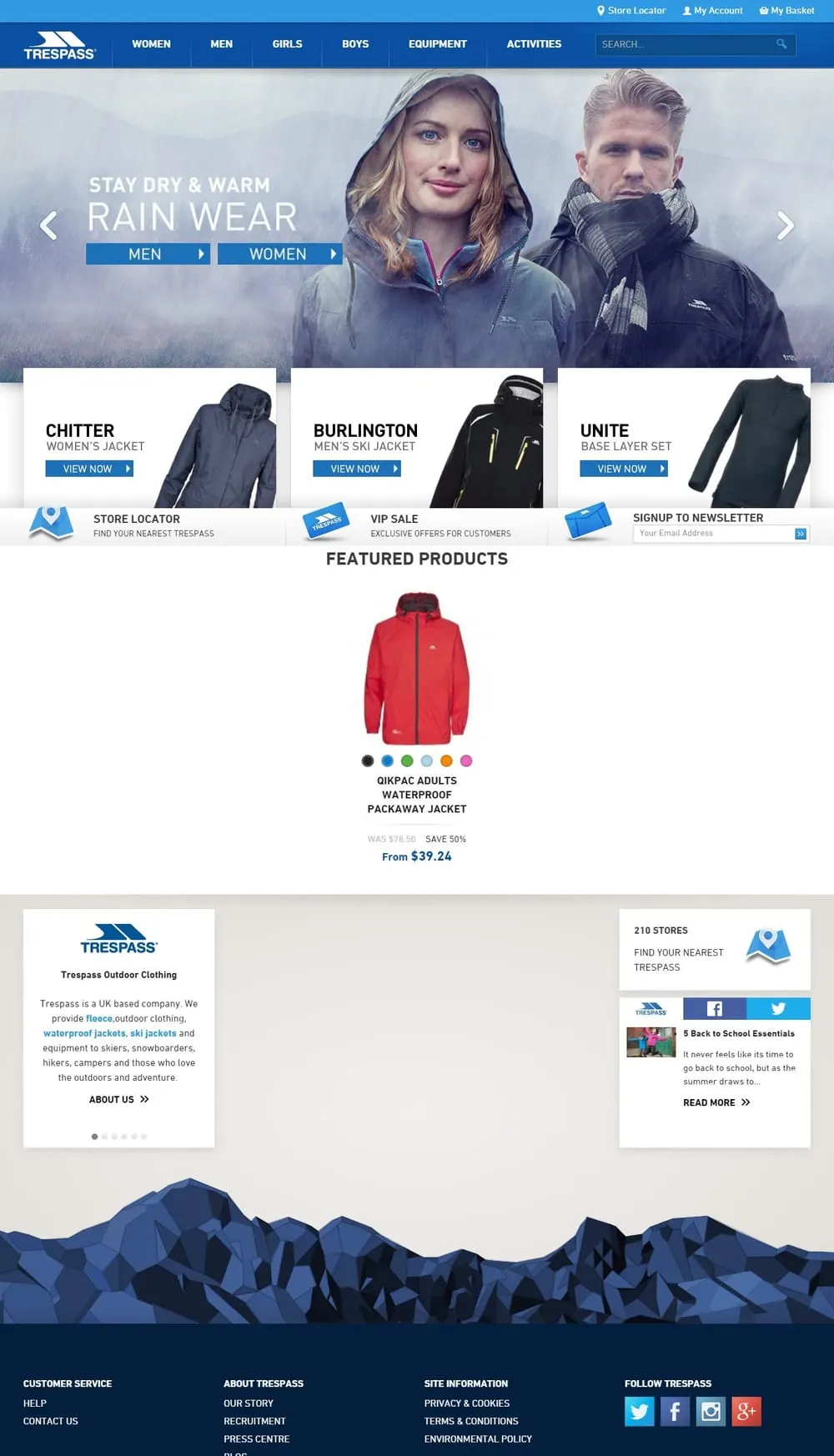 Trespass Outdoor Clothing