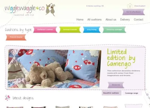 Wiggle Waggle Cushions