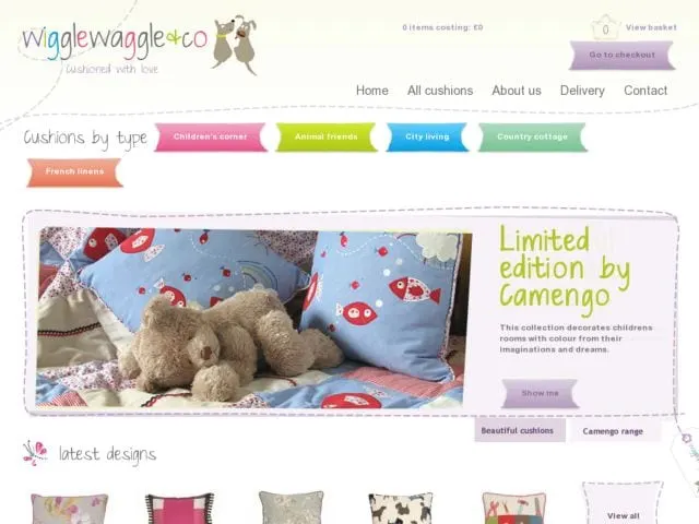 Wiggle Waggle Cushions