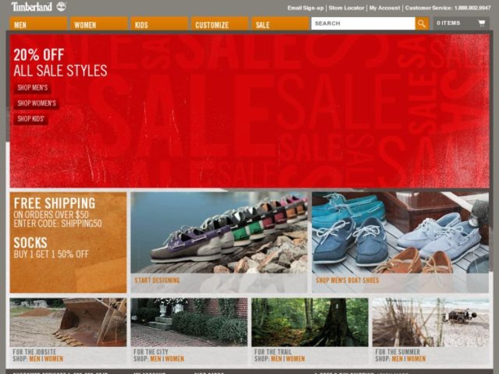 timberland website