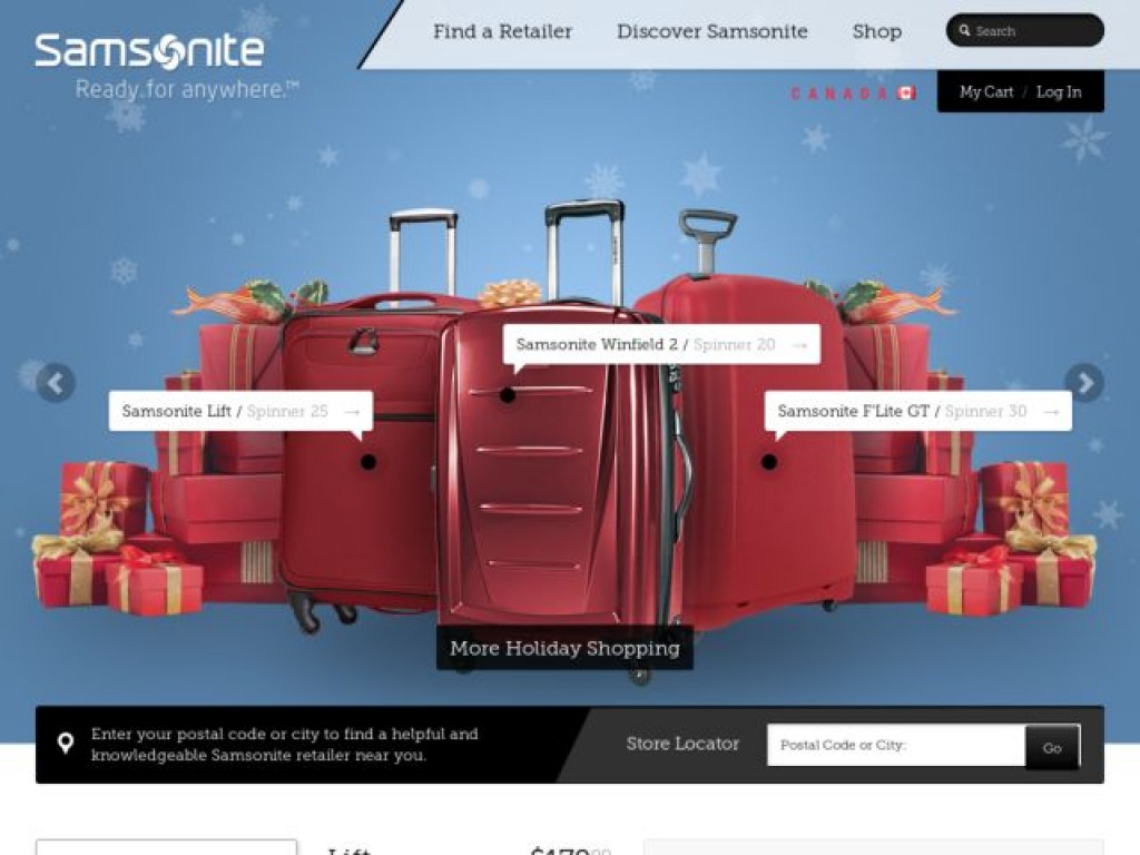 samsonite website